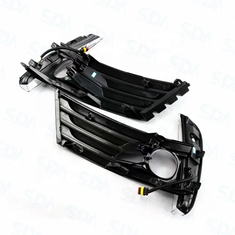 FORSIDA  FOR TOYOTA COROLLA 2017-2018 LED Light Bar DRL Daylight Day Time Running Light Fog Lamp Cover w/Wiring