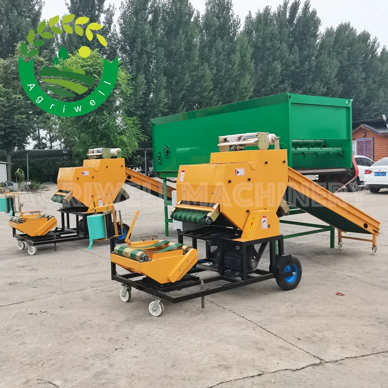 Hight Yeild All Kinds of Silage Dry and Wet Grass Hay Packing Corn Silage Baler Wrapper Machine