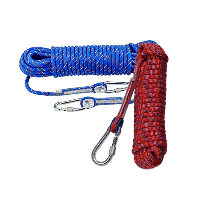 Retail 8mm 10mm 12mm rock climbing rope outdoor education physical activity tree climbing braided rope