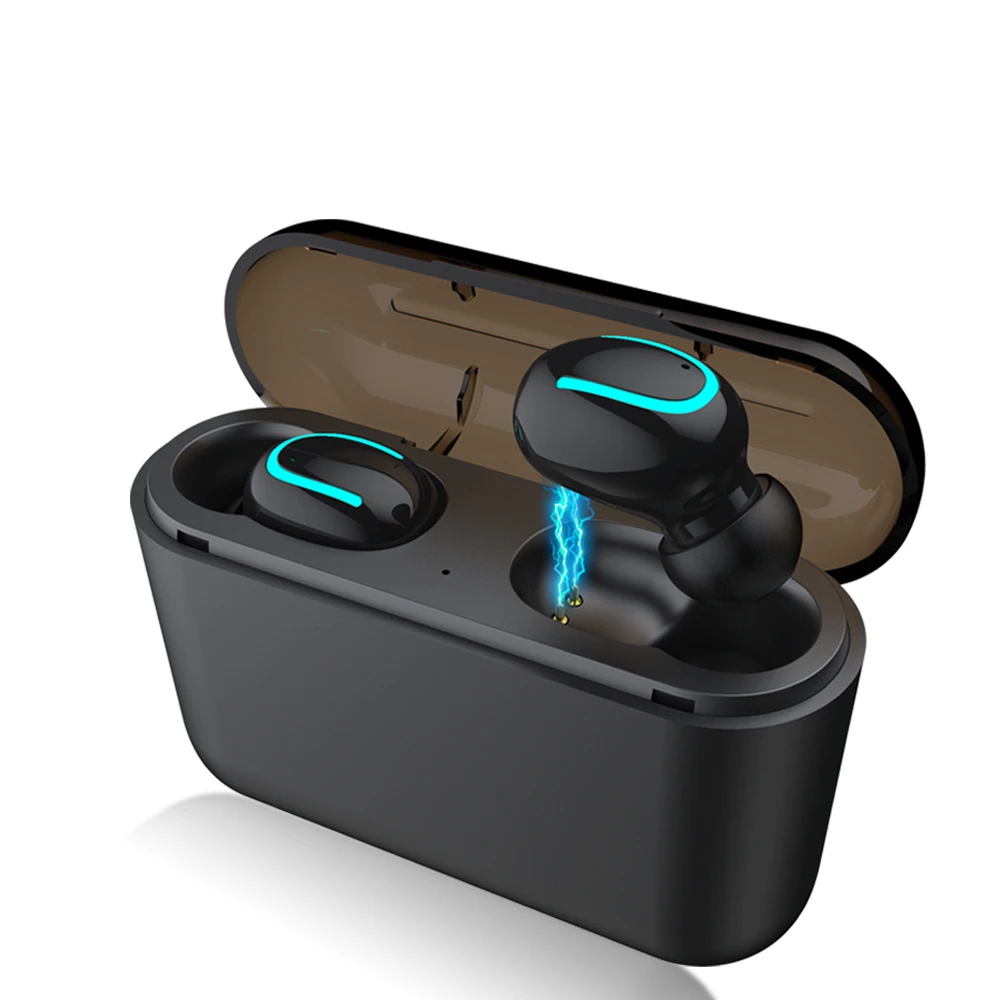 Q32 TWS Wireless Buletooths Earphone With Mic Portable Charging Box For Mobile Stereo Earbud Sport Ear Phone