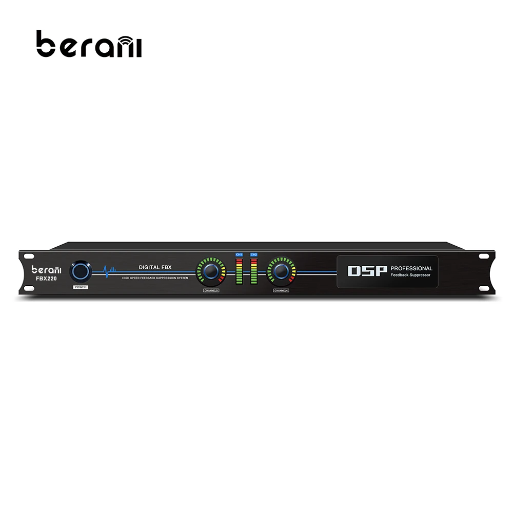FBX220 Wholesale Products 2 In 2 Out Pro Dsp Karaoke Digital Automatic Feedback Suppressor