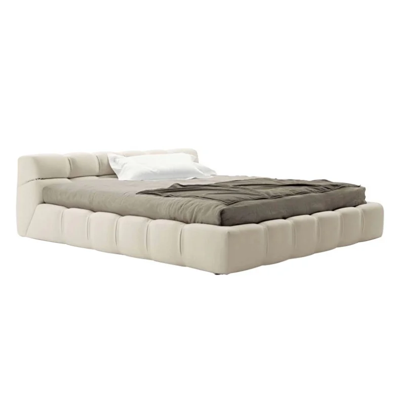 WESOME 2M New Arrival Good-Looking Modern Beds Bedroom Furniture Set Luxury Leather Bed Frame Double Bedroom Bed for Home