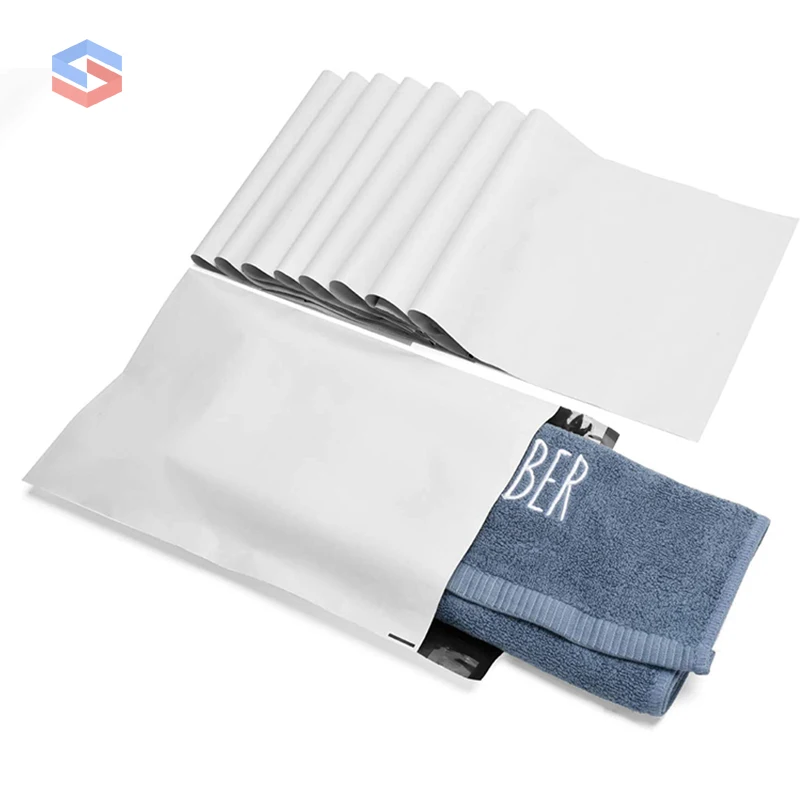 Hot Sale Custom white Self Sealing Poly Courier Mailing bags and explosion proof edge Shipping Bags logistics packaging price