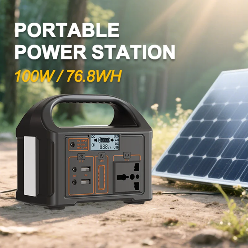 Portable 500W Battery Power Station External 110V/220V Pure Sine Wave Suitable for Outdoor Camping Supply