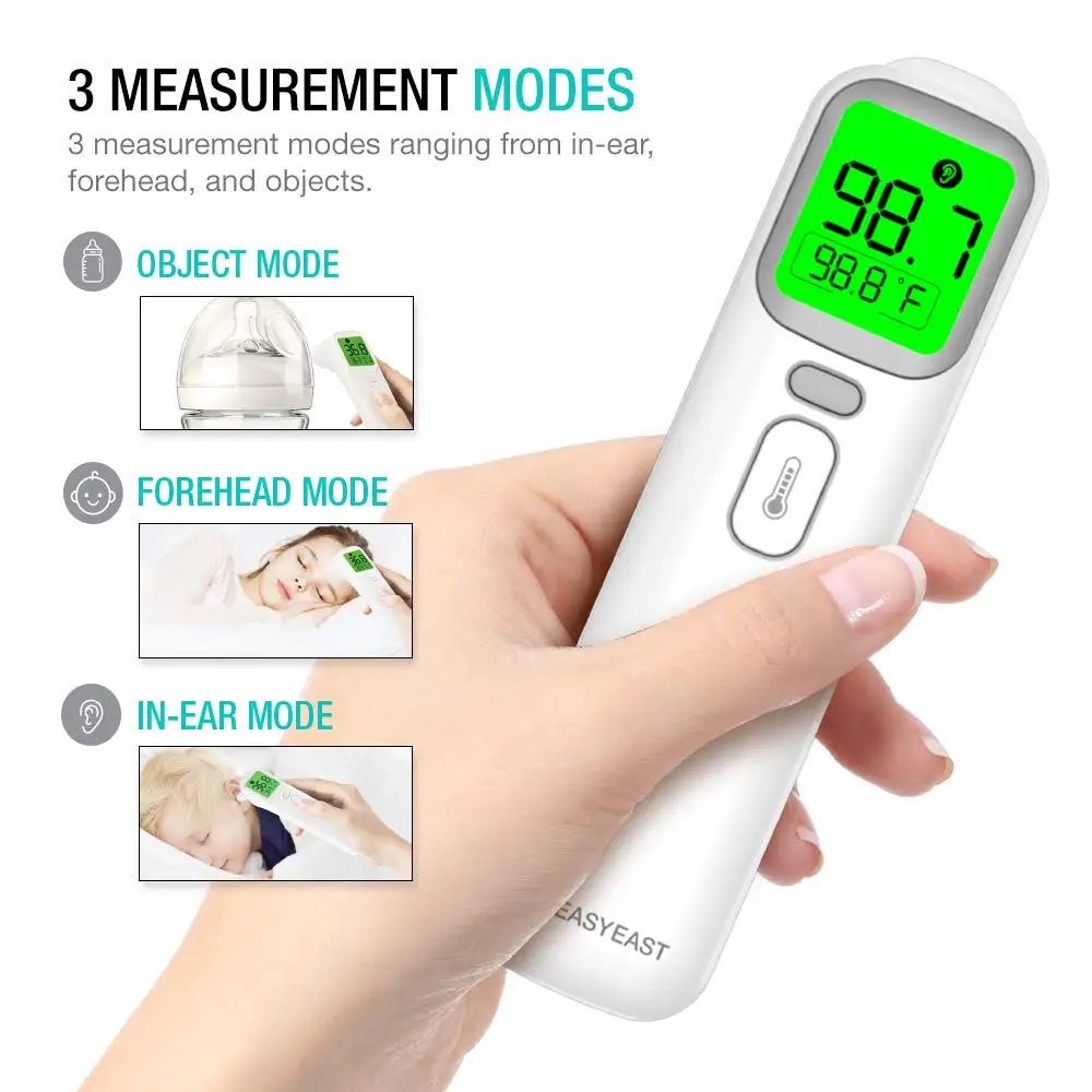 CE ISO Approved Medical Termometro Digital Infrared Forehead Ear Thermometer Digital Thermometer Digital Non Contact Thermometer