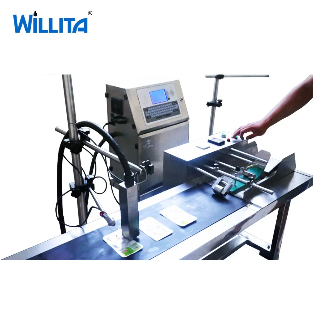 Willita Bottle Coding Machine Tube Code Printer Automatic CIJ Inkjet Ink Printer