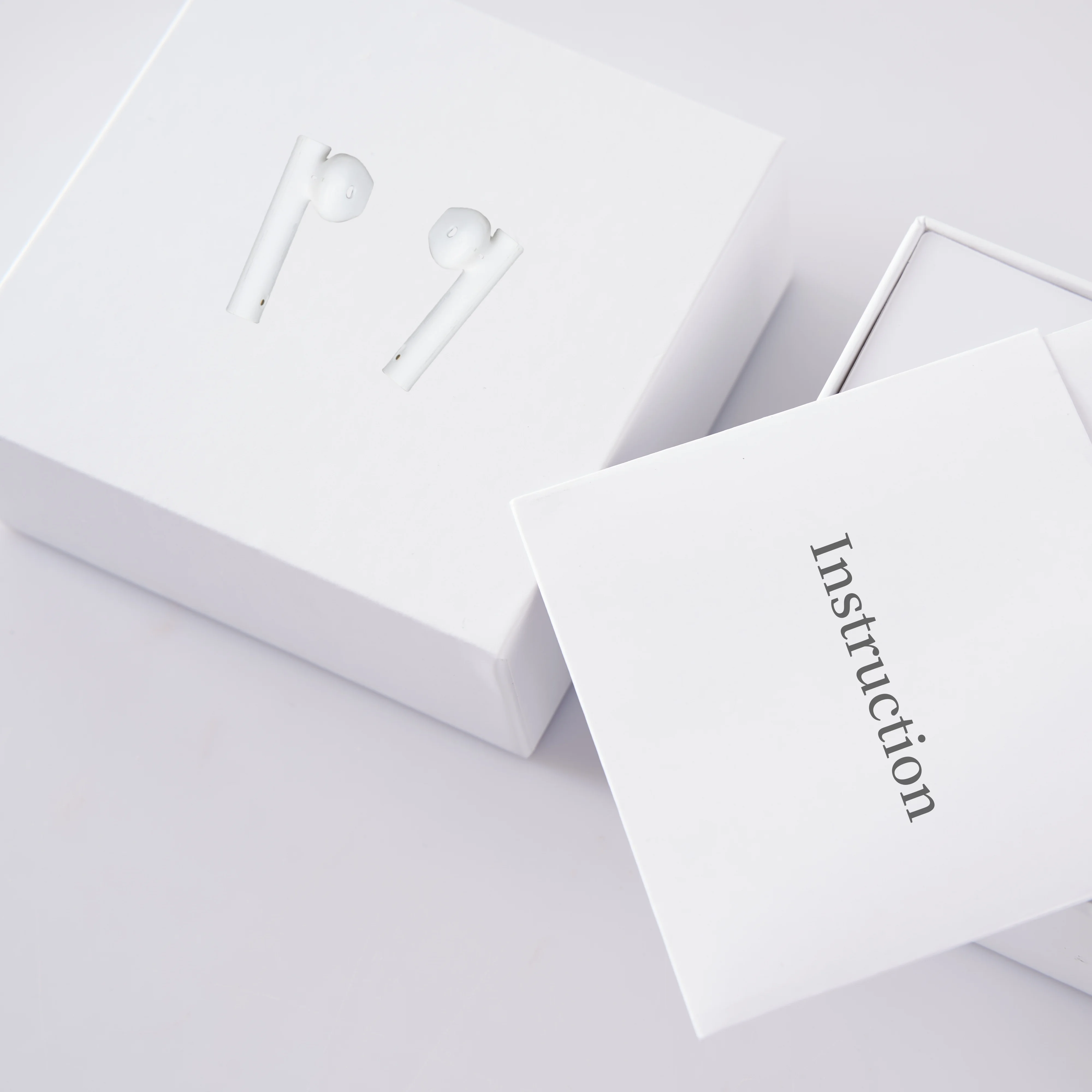 Хит продаж белая bluetooth-гарнитура с логотипом на заказ упаковка картонная коробка для наушников бумажная
