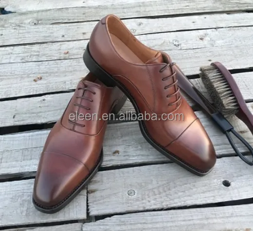 
OEM Handcrafted design men official formal Oxfords fashion good dress genuine leather shoes 