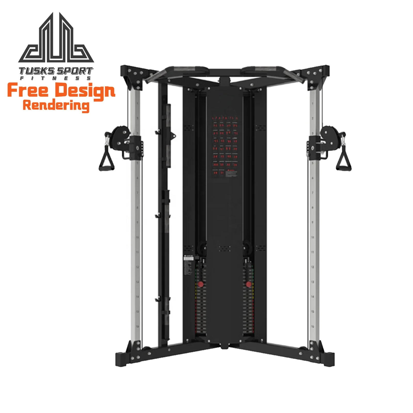 New Factory Multi-Functional Trainer Station Training System Unisex Cable Crossover Fitness Gym Equipment