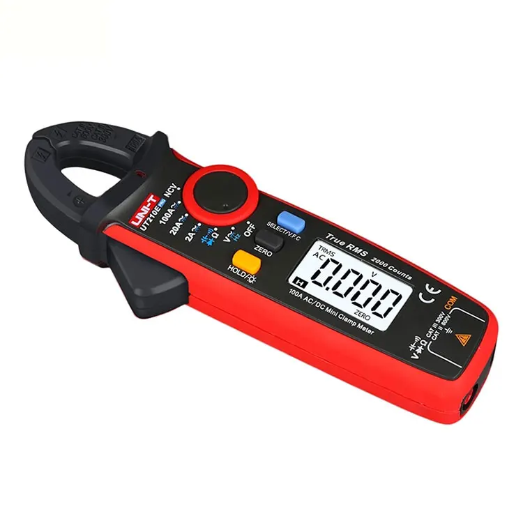 UT210E Pro блок мини цифровой AC DC токовый клещи Вольтметр напряжения 100A Амперметр электрический тестер
