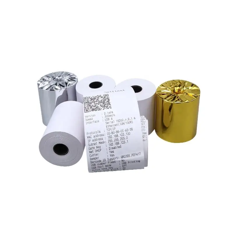 Thermal Printer Roll 80x80 57x40mm 80mm Free Thermal POS Cash Register Receipt Paper Roll