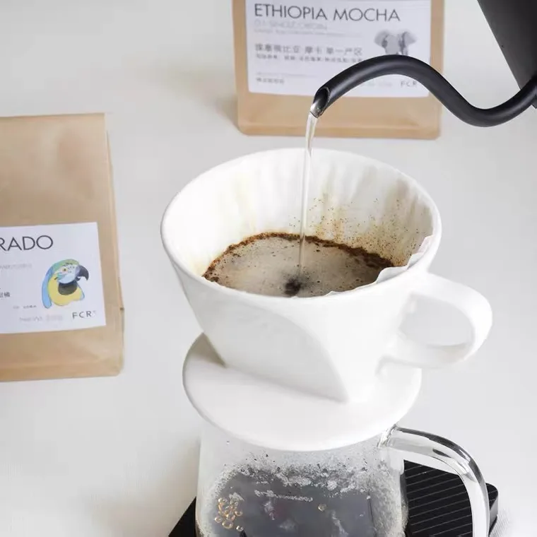 Custom unique drip dripper coffee New filter ceramic coffee dripper