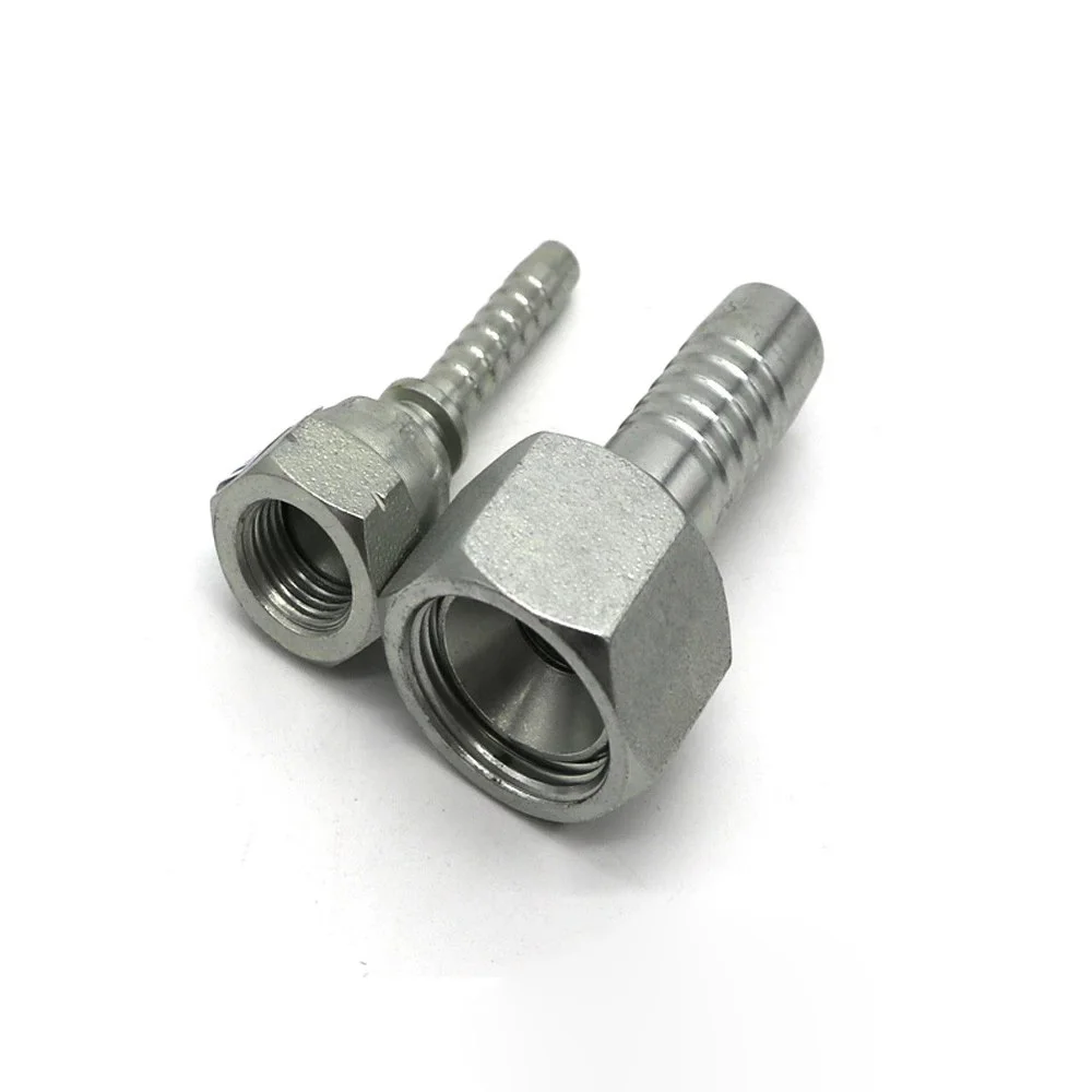 Hot Selling Male Threaded Flat Seat Stainless Steel Fittings Hardware Hose Crimp Fittings