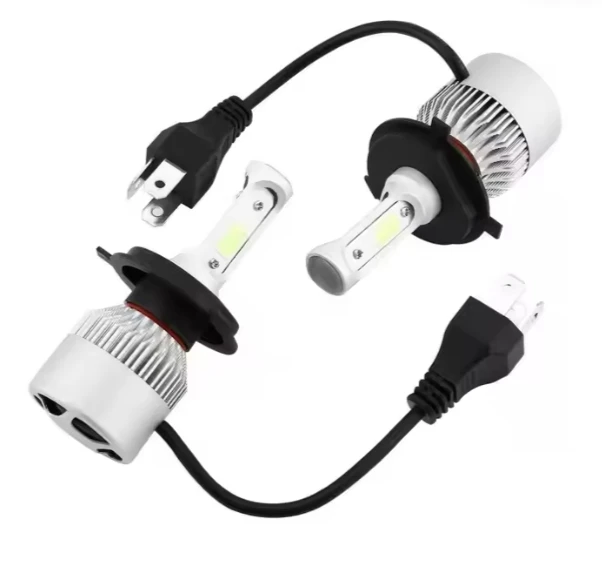 COB LED Headlight for Cars 72W 8000LM Auto Light Bulb H4 H7 H13 H11 9005 9006 with Fog Light Exterior Accessories