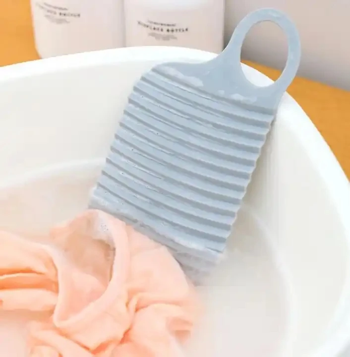 XH Mini Scrubbing Board Travel Portable Small Washing Board hand hold non-slip underwear washboard