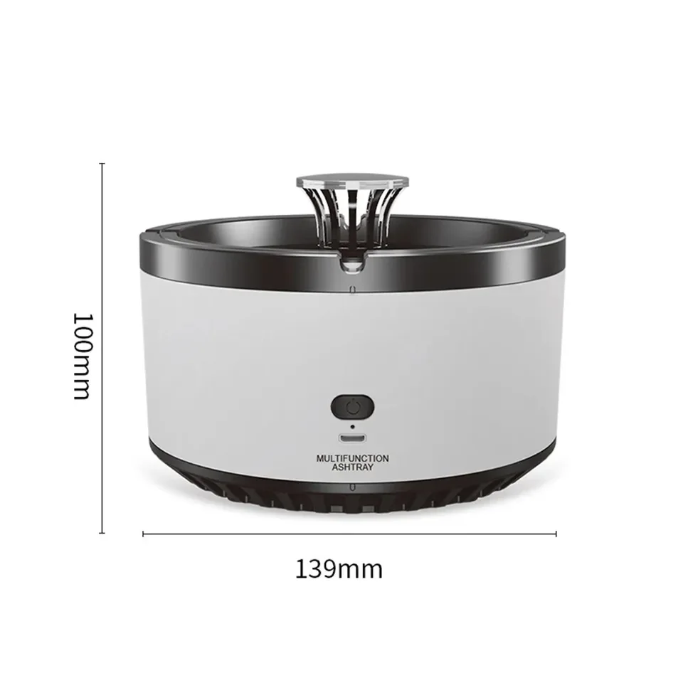 New Design Smart  Ashtray Air Purifier Multifunctional USB Charging Removal Second-hand Smoke Household Mini Desktop Purifier