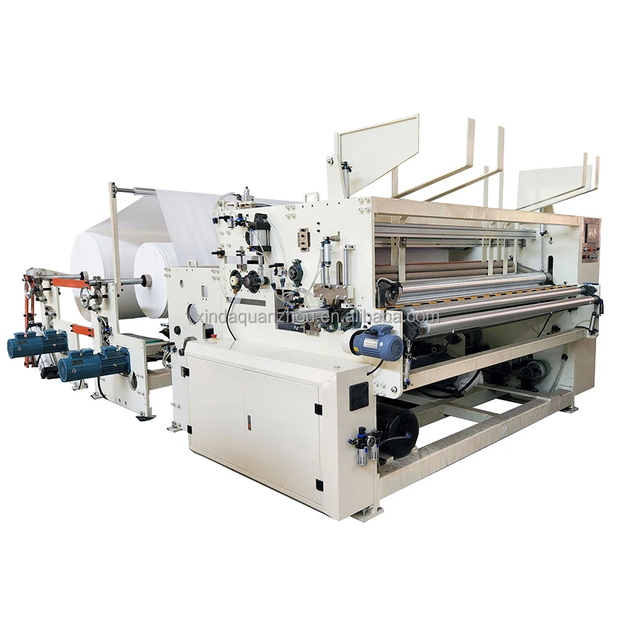 Automatic Small Business Toilet Paper Roll Making Machine For Toilet Paper Rewinding Machine