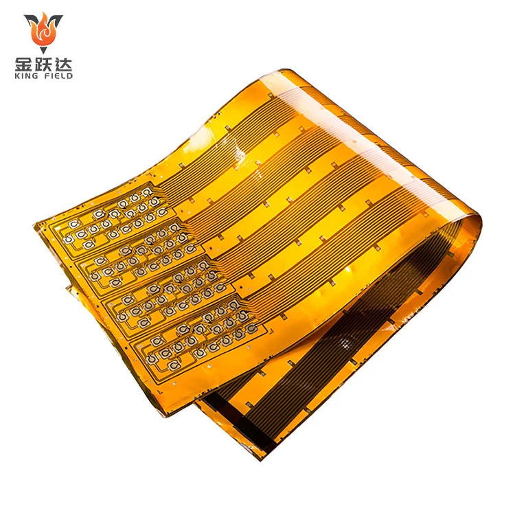 yellow flexible PCB customized electronic rigid-flex board FPC PCB service manufacturers