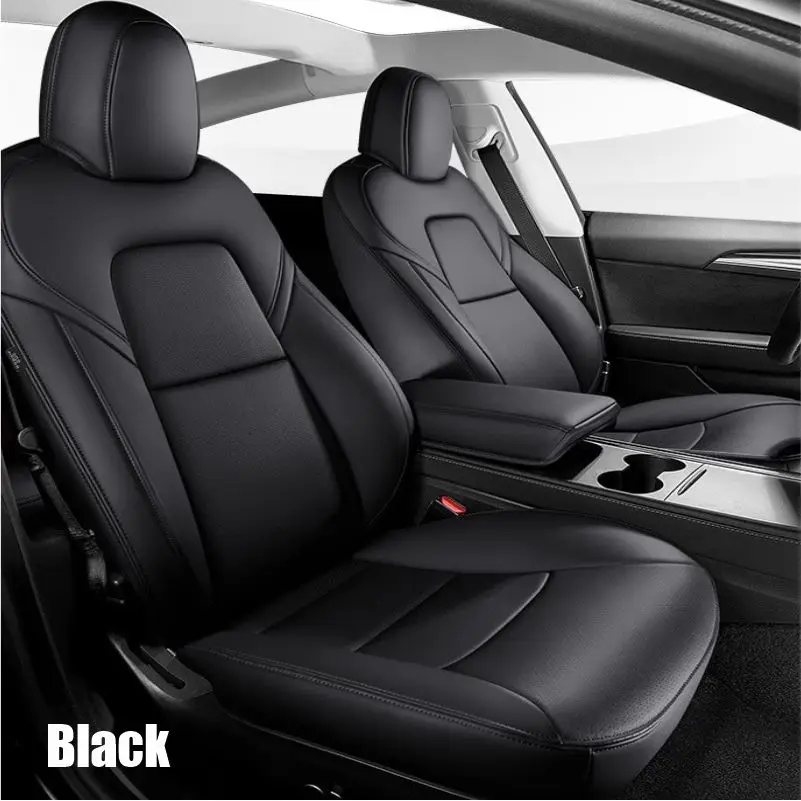 Universal Pink Leather Car Seat Covers Luxury Sports Design for Toyota SUV Front Full Set with Red Logo & Waterproof Feature