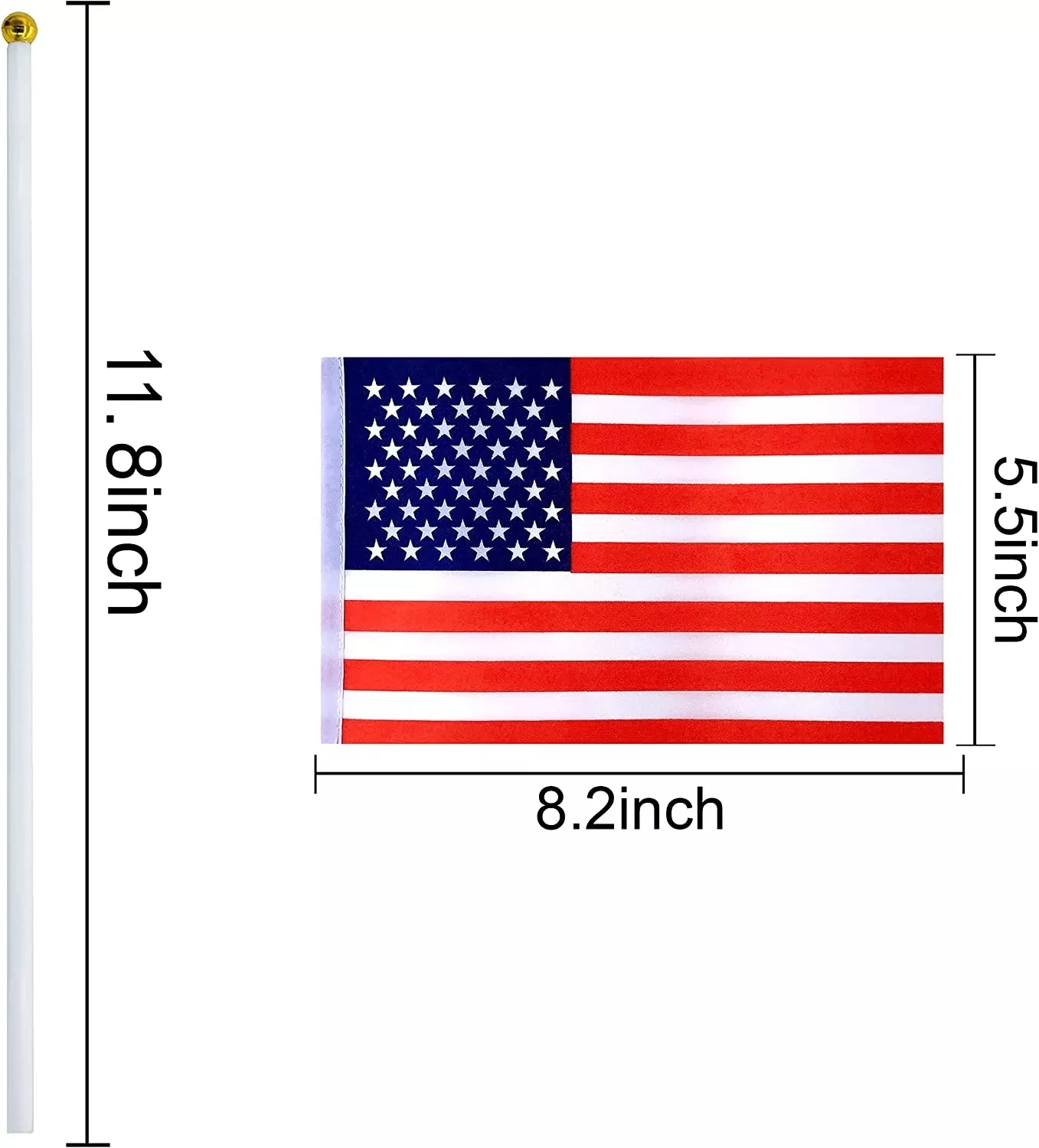 Wholesale World Cup Banner Stick Flag Country Custom World Cup Small Mini Hand Held Flags