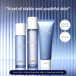 Private Label Natural Organic Facial Serum Skin Care Series Anti Aging Anti Acne Brighten For Skin Care Set