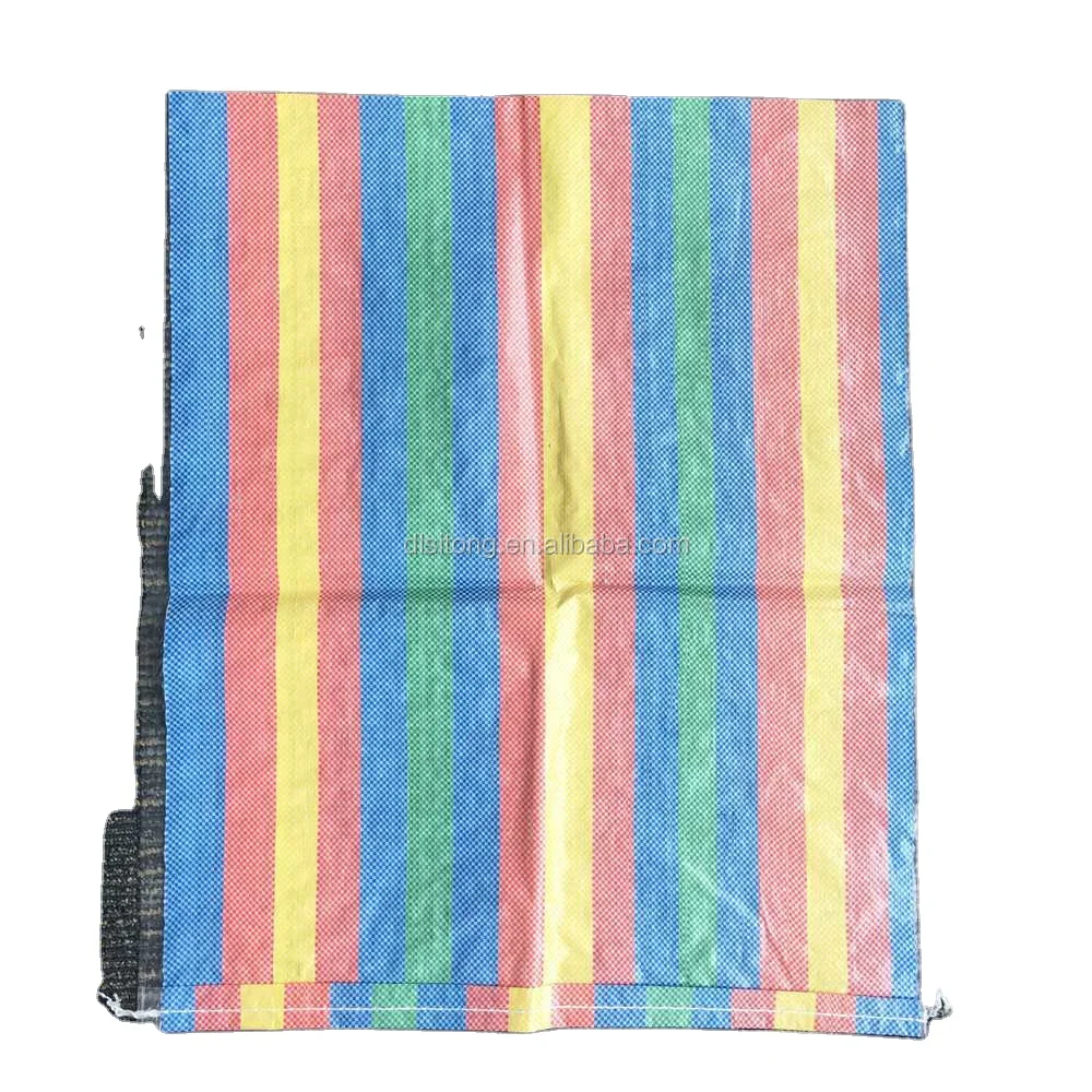 25kg 50kg 100kg Plastic Polypropylene PP Woven Sacks Grain Wheat Maize Beans Feed Fertilizer Industry Packaging Bag