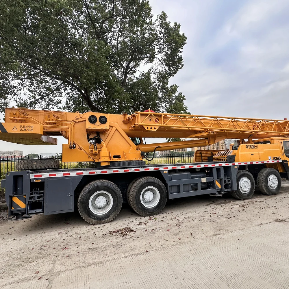 Good condition, no safety hazards, 50T truck crane QY50K-II original honest operation, used truck cranes are available for sale