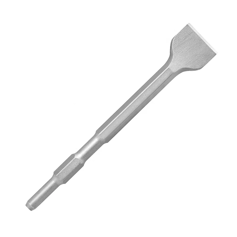 17mm A/F Hex Shank Electric Hammer Chisel Spade Hollow Gouge Groove Wide Flat Point Chisel for breaker
