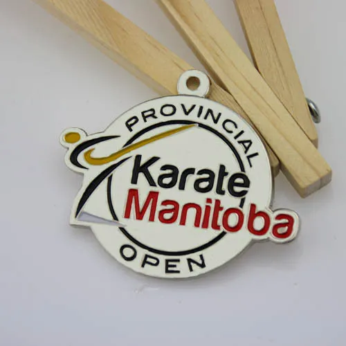 Custom Medal Karate Manufacture Gold Silver Bronze Taekwondo Karate Medals With Ribbon Lanyard Hanger Sport Medals