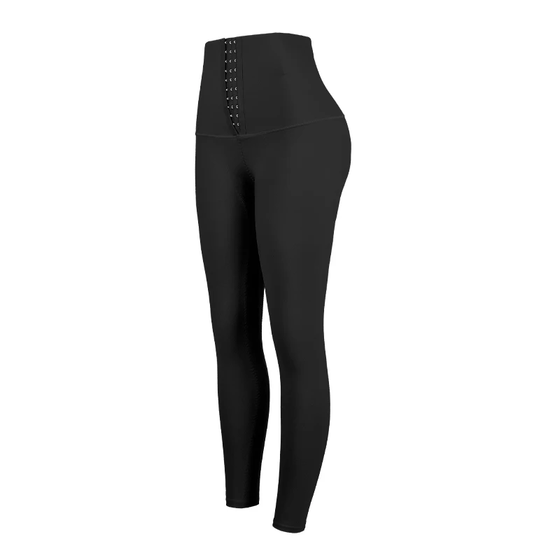 High Waist Tourmali Yoga Pants Tummy Control Women Seamless Fitness Leggings Hook And Eye Compression Yoga Pants For Women