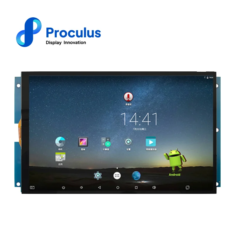Proculus 10.1 inch 1280*800 RK3128 custom Industrial lcd display support android 7.1 HMI display screen tft lcd display module