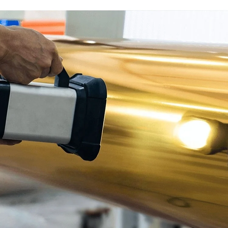 Gold Foil Paper Heat Transfer Film 4cm Width 120 Meter for Leather Hot foil Stamping Work PVC and Paper Craft Embossing Bronzing