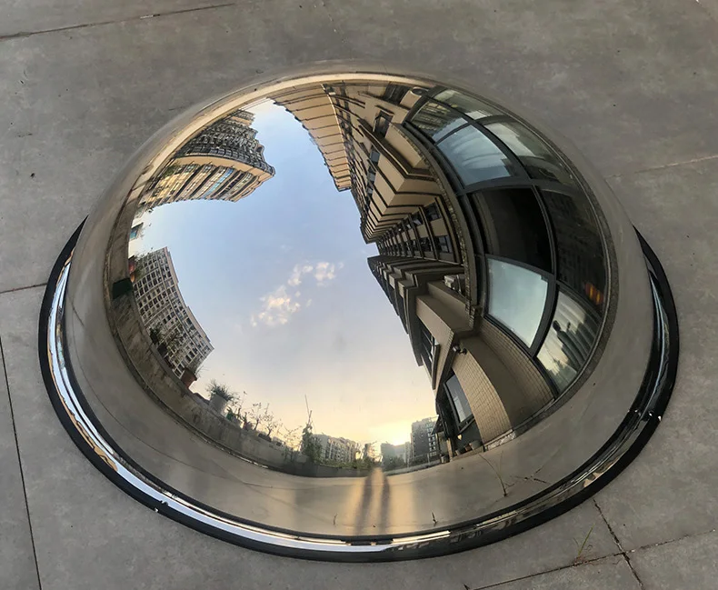Wide Angle 360 degree Security Reflective Acrylic Convex Full Dome Mirror For Shopping Mall