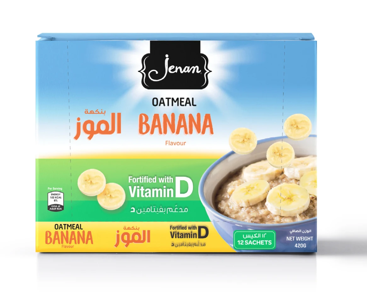 
Горячая Распродажа, овсянка со вкусом банана 