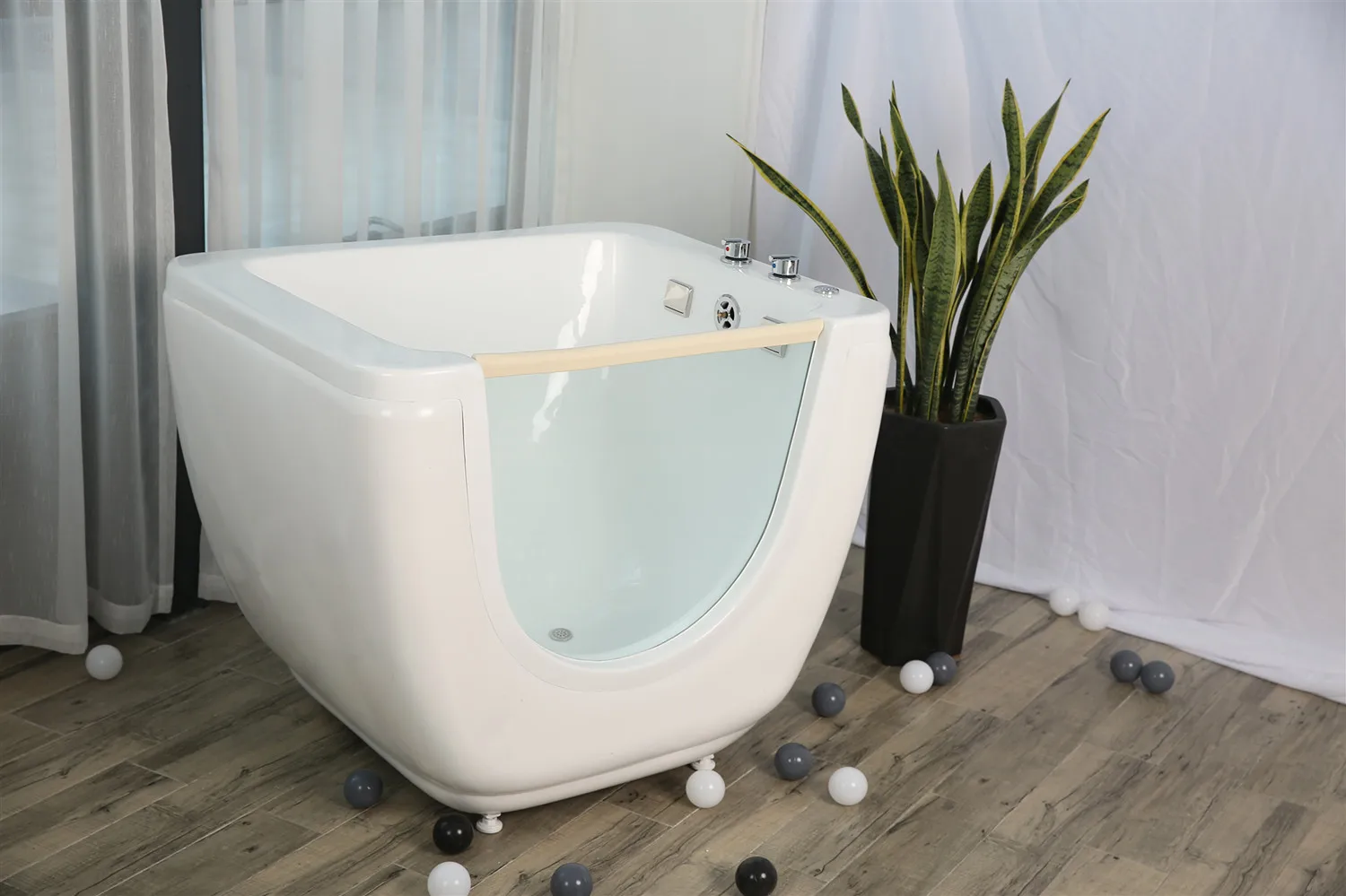 Manufacturing Hydromassage bathtub Pet grooming equipment Bathtub 110 cm