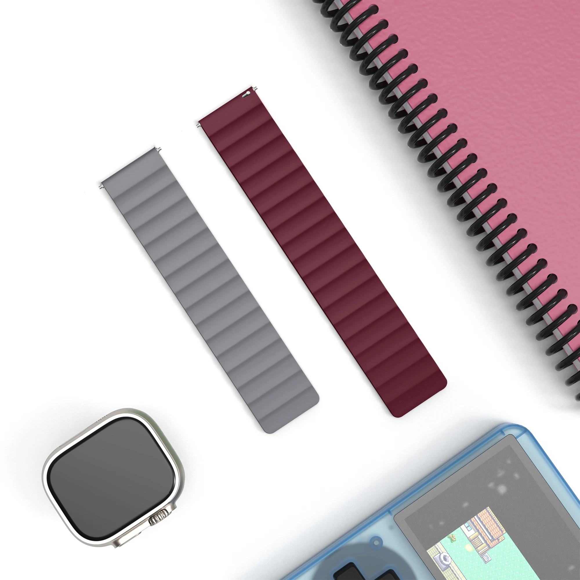 RYB 22mm Quick Release Band for Fossil Gen 5 Carlyle Julianna Garrett, 20mm Silicone Magnetic Strap for Fossil Q Commuter Hybrid