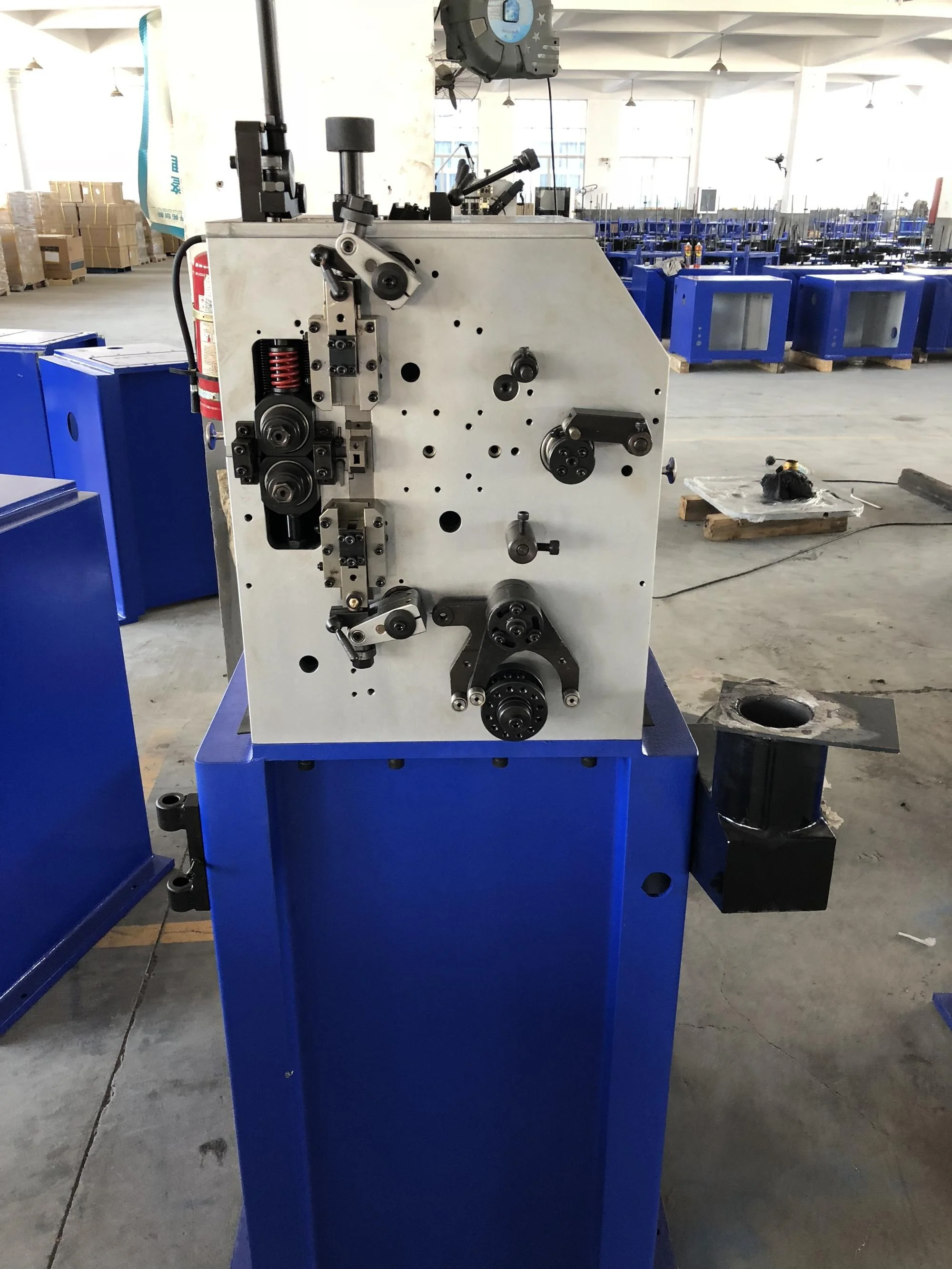 YF Brand Pedal Switch Control Curved Coil Zigzag Spring Bending Machine, Coil Spring Making Machine, Hanger Hook Machine