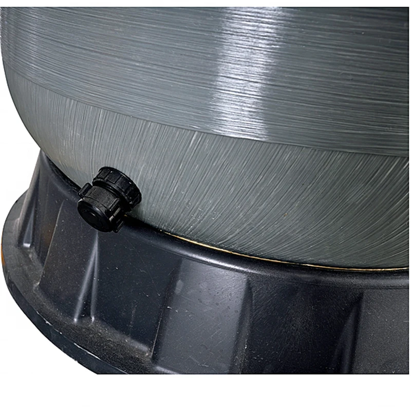HUAXI wholesale commercial or home swimming pool water treatment system fiberglass top mount sand filter for swimming pool