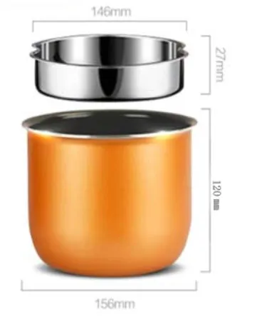 1.5L non-stick coating inner pot with steamer  mini rice cooker