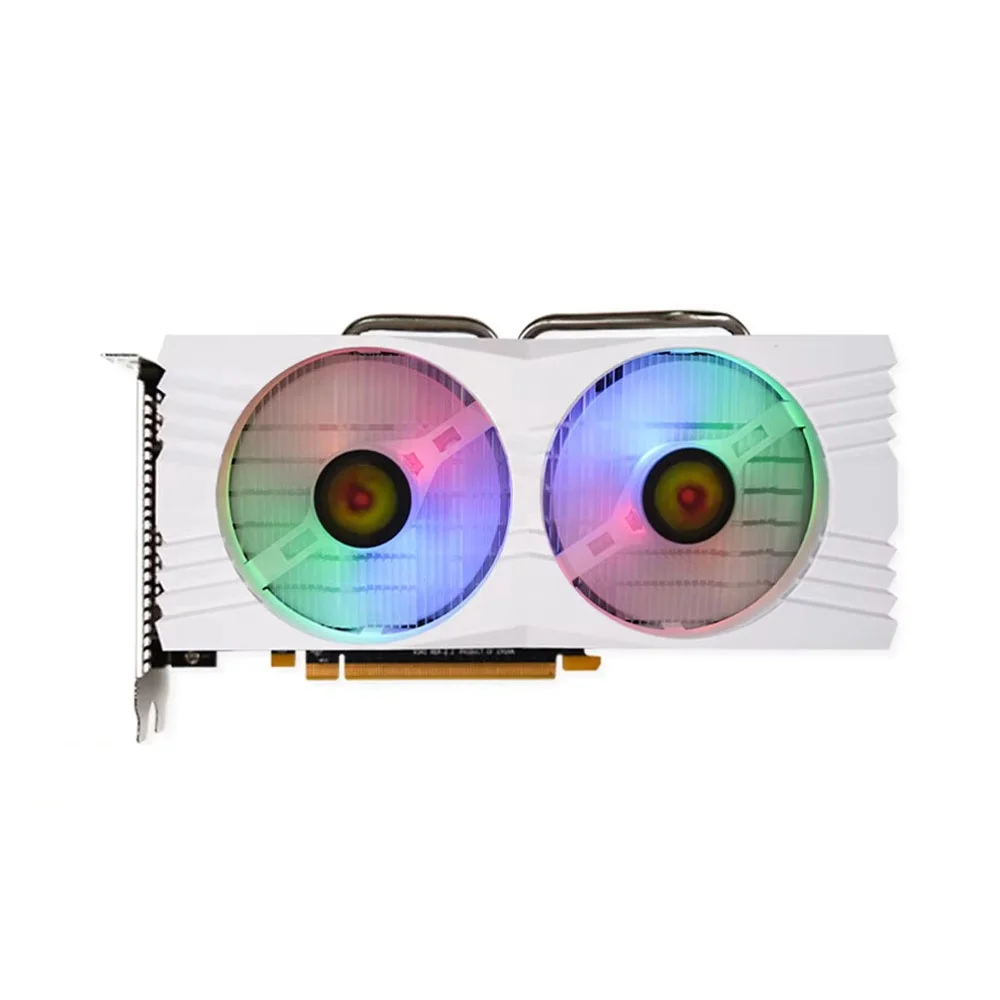 SEJISHI SJS GPU RX580 8 GB 2048SP RGB Новый Envio Gratis компьютерный ПК игровой 8GO AMD Placa De видеокарты белый RX 580
