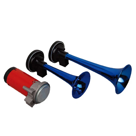Trumpets Pipes Easy Install Plastic Super Loud Sound Speaker Truck Air Train Horn Kit For Car