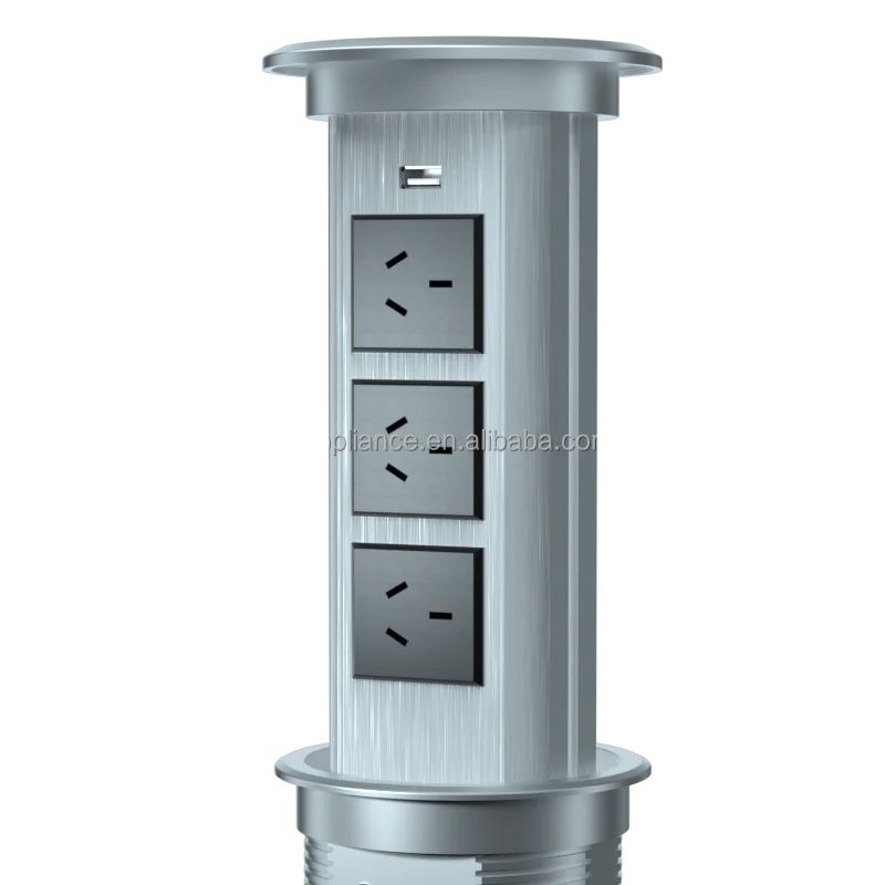 australia pop up socket electric sockets plug kitchen power socket outlets wireless charger for kitchen island meeting room