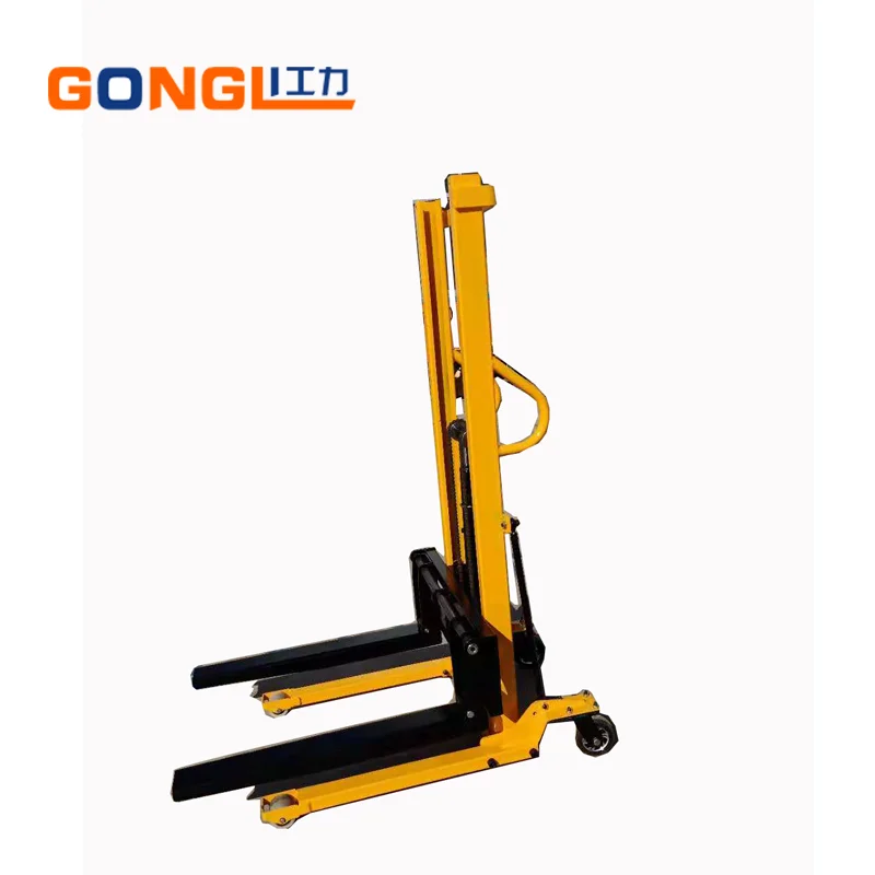 
GL-0051 Manual Forklifts & Pallet Stackers Easy Lifting of Lighter Loads 1100LBs in Small Warehouse Light Industrial Environment 