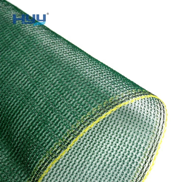 Cheap round wire dark green shade nets 70gsm shade nets