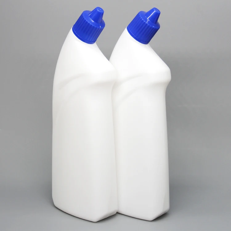 500ML Plastic Toilet Bowl Cleaner Bottles Empty HDPE Plastic Toilet Cleaner Bottle With Cap