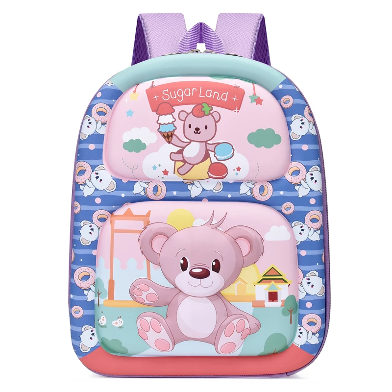 2024 high Quality Popular Custom Backpack  Dinosaur Cute Pink Girls Unicorn  School Bags Kids  Boys and girls