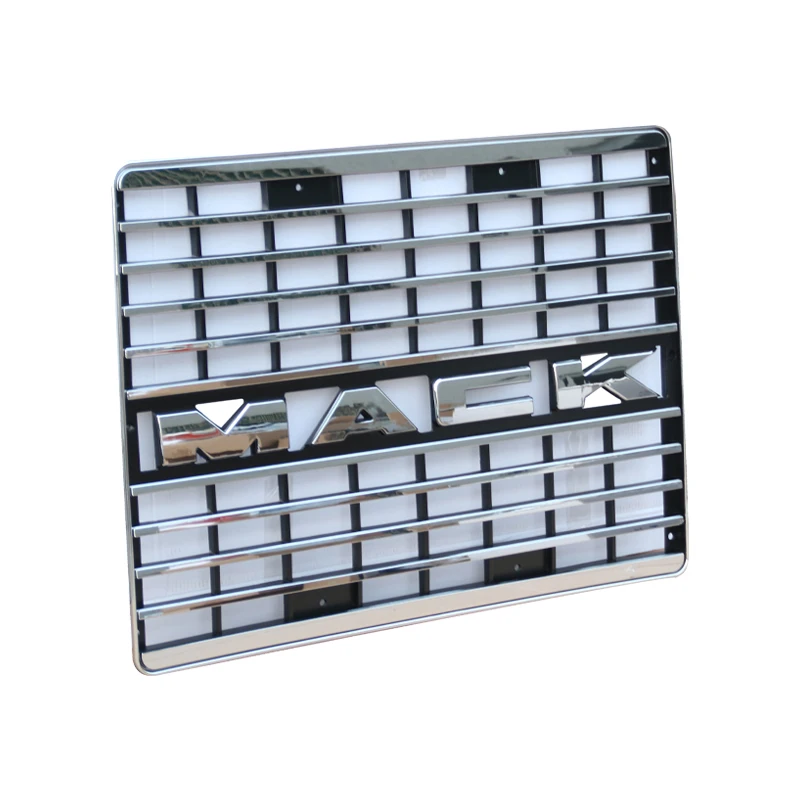 Auto body parts truck front chrome grille good quality with logo for Mack