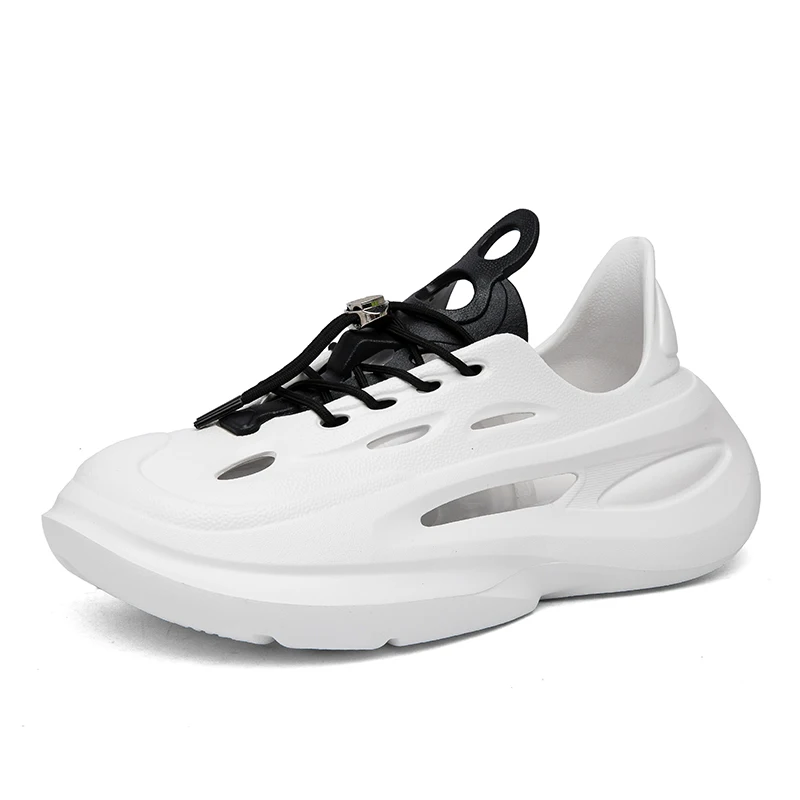 2024 оптовая продажа, Высококачественная Новая модная повседневная мужская обувь с принтом, деревянные Сабо на заказ