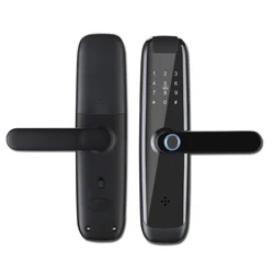 TUYA APP  8 Language Voice  WiFi Security Performance Waterproof Lock Wifi Digital Smart Door Lock