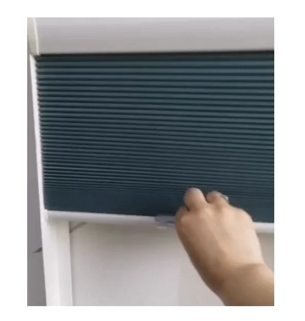 manual cordless  window and door honeycomb curtain blind